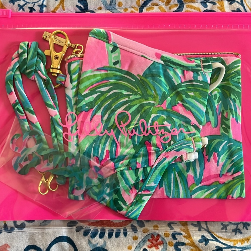 Lilly Pulitzer Face Mask Set